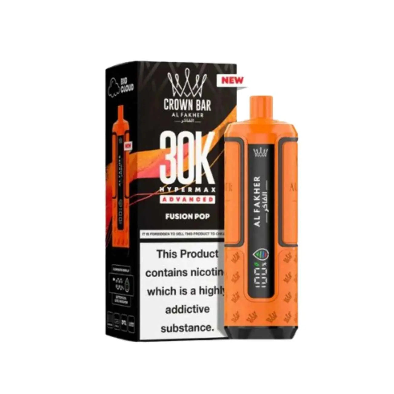 Alfakher Crown Bar 30K Hypermax Kit (Pack of 5)