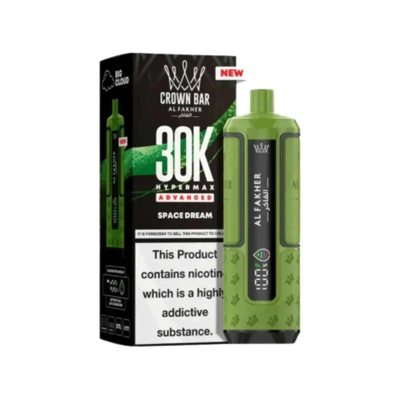 Alfakher Crown Bar 30K Hypermax Kit (Pack of 5)