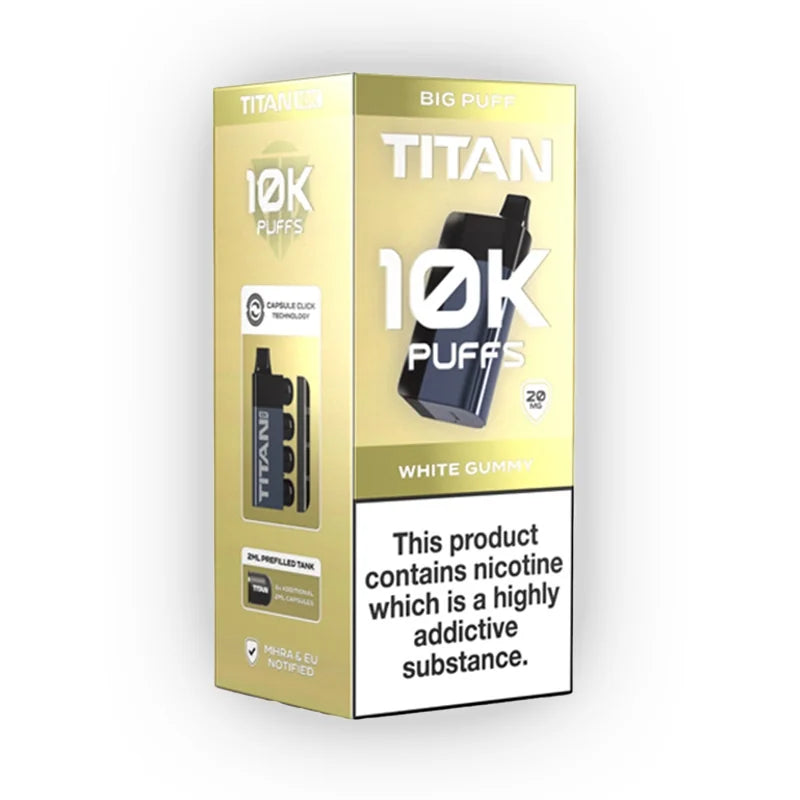 Titan 10K TPD Compliant Vape (Pack of 5)