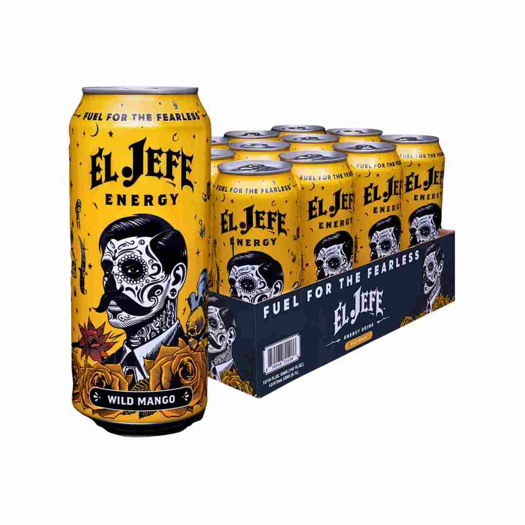 El Jefe 473ml Can (Pack of 12) - (Labels)