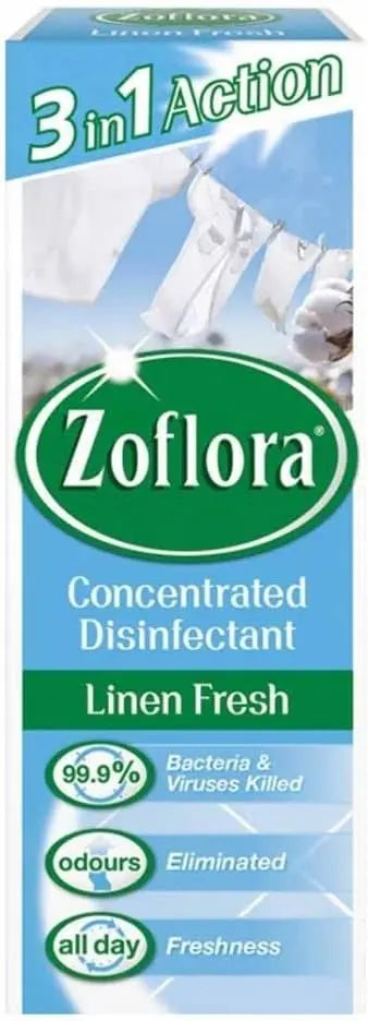 Zoflora Disinfectant 120ml Linen Fresh (Pack of 12)