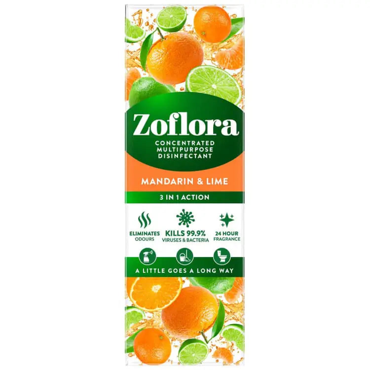 Zoflora Disinfectant 250ml Mandarin & Lime (Pack of 12)