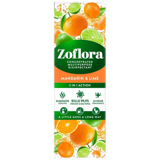 Zoflora Disinfectant 250ml Mandarin & Lime (Pack of 12)