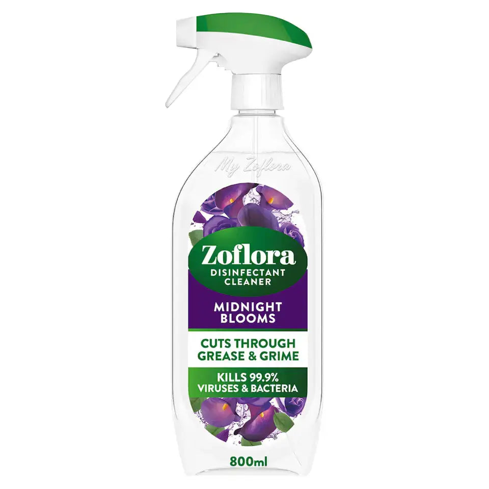 Zoflora Midnight Blooms Cleaner 800ml (Pack of 8)