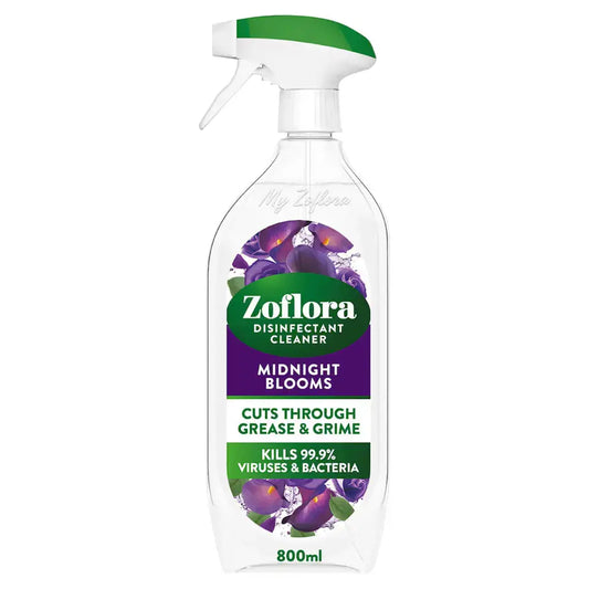 Zoflora Midnight Blooms Cleaner 800ml (Pack of 8)