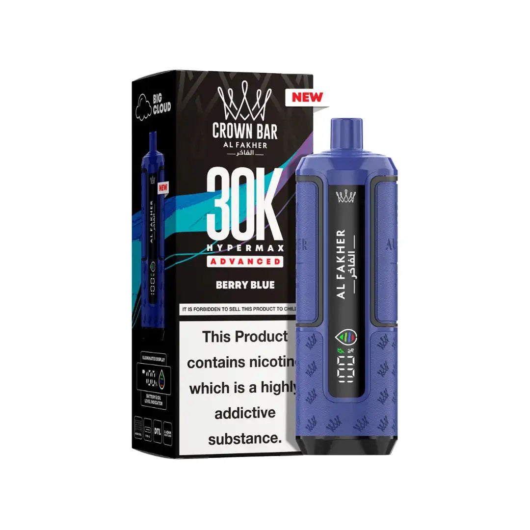 Alfakher Crown Bar 30K Hypermax Kit (Pack of 5)
