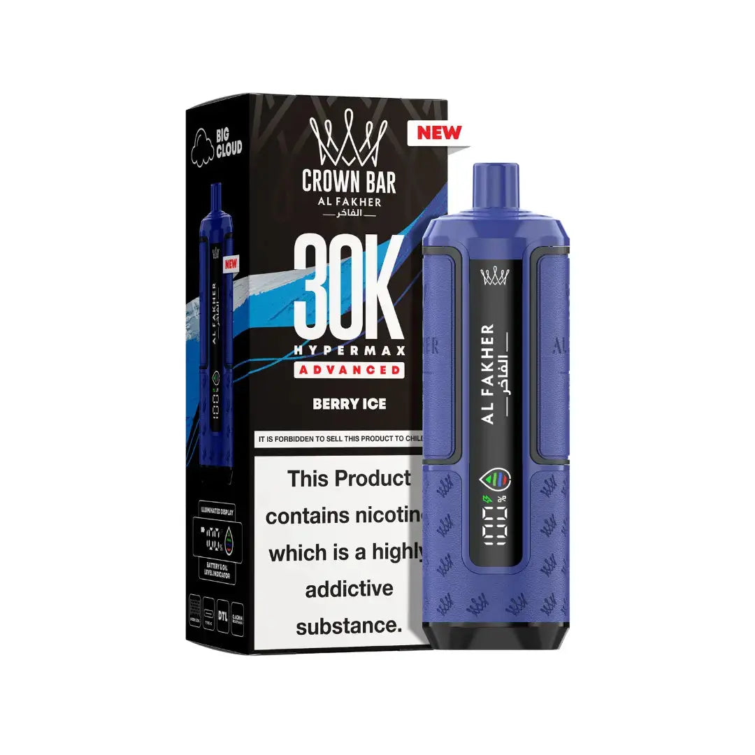 Alfakher Crown Bar 30K Hypermax Kit (Pack of 5)