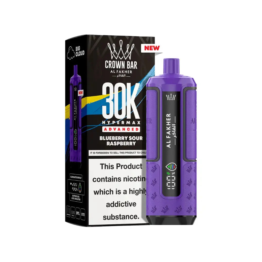 Alfakher Crown Bar 30K Hypermax Kit (Pack of 5)