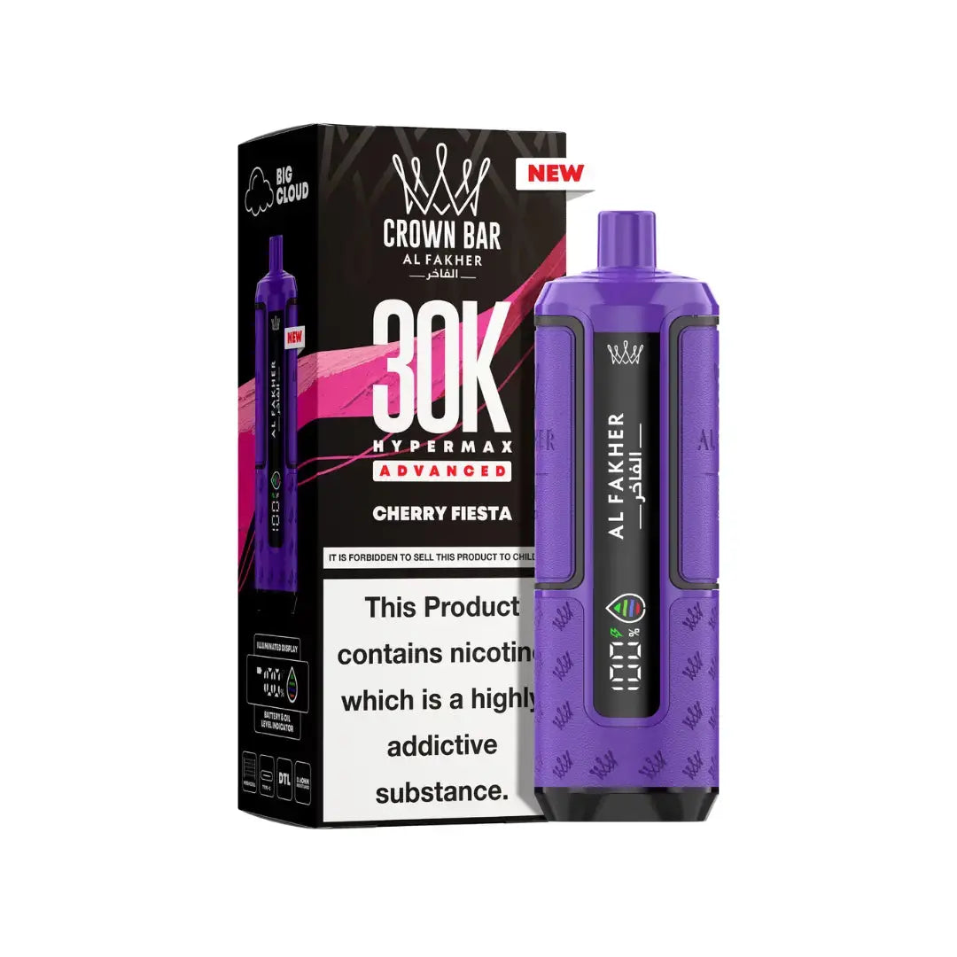 Alfakher Crown Bar 30K Hypermax Kit (Pack of 5)