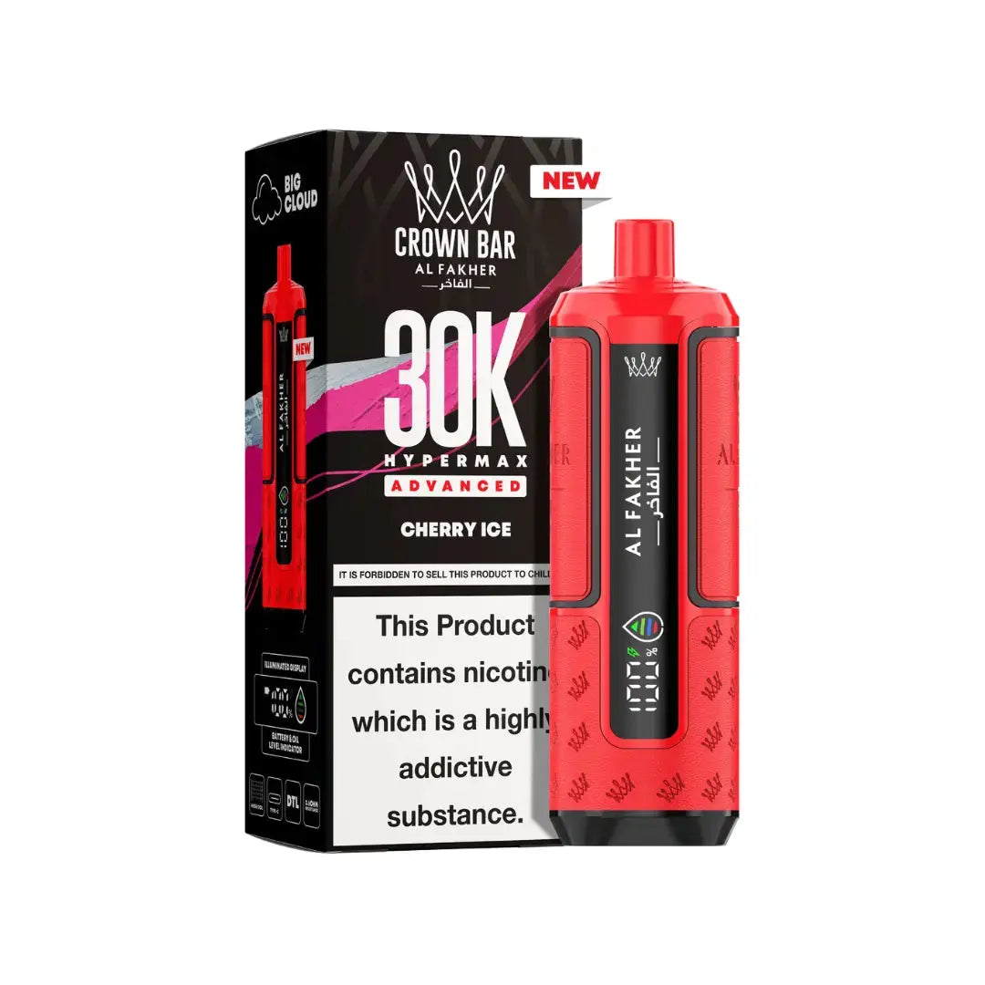 Alfakher Crown Bar 30K Hypermax Kit (Pack of 5)