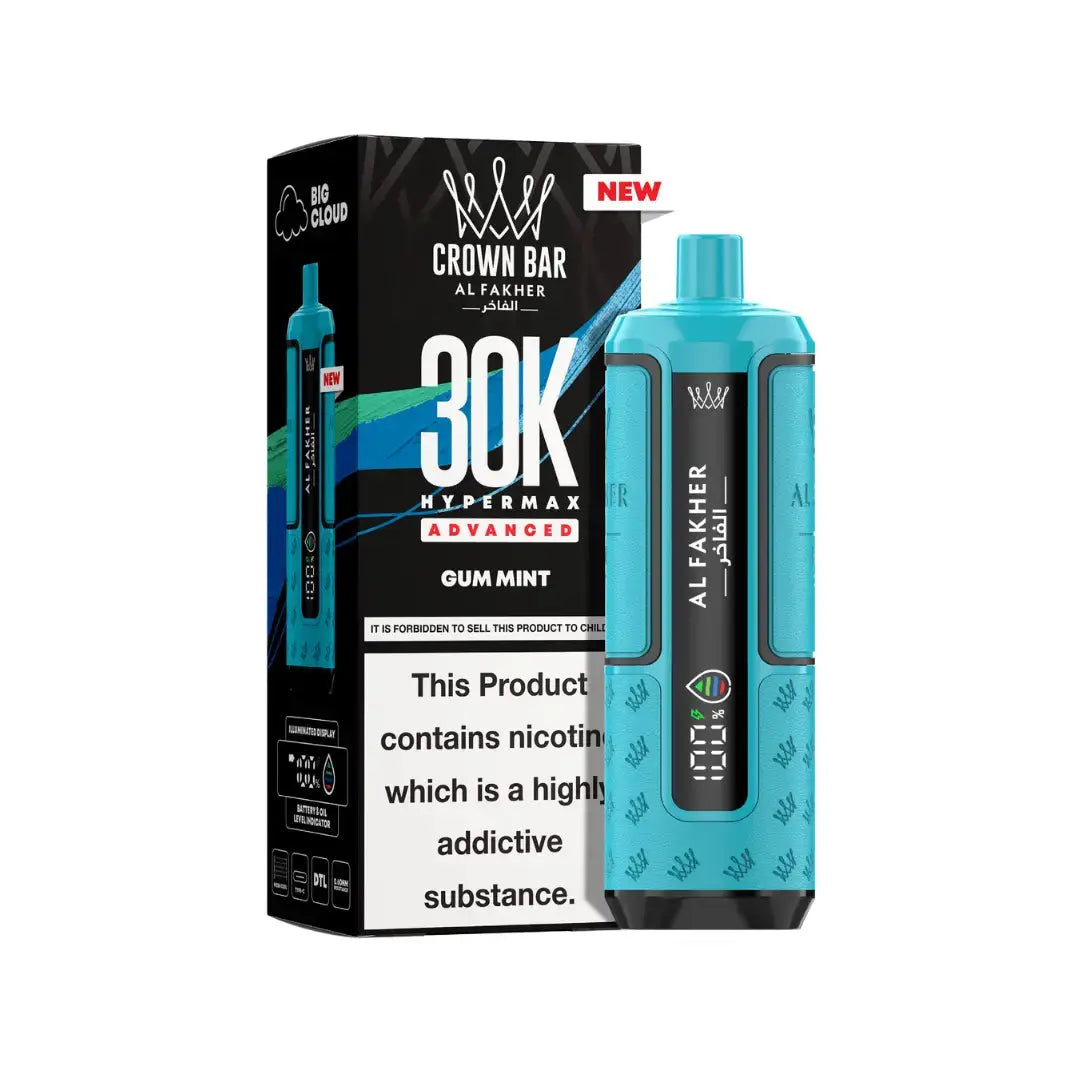 Alfakher Crown Bar 30K Hypermax Kit (Pack of 5)