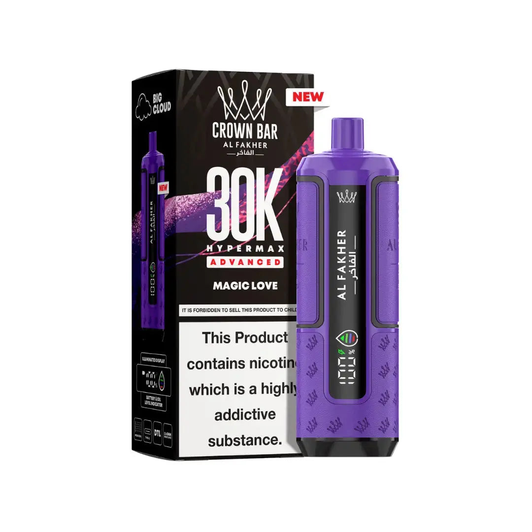 Alfakher Crown Bar 30K Hypermax Kit (Pack of 5)