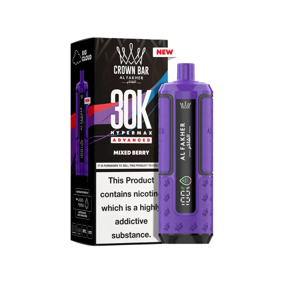 Alfakher Crown Bar 30K Hypermax Kit (Pack of 5)