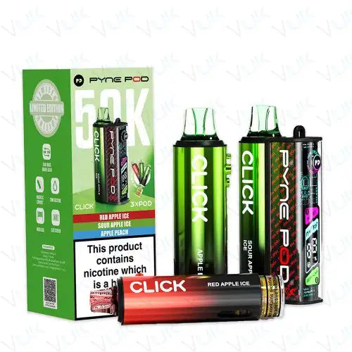 Pyne Pod Click 50K Pre-Filled Pod Kit (Pack of 5)