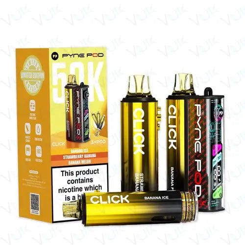 Pyne Pod Click 50K Pre-Filled Pod Kit (Pack of 5)