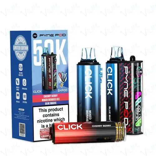 Pyne Pod Click 50K Pre-Filled Pod Kit (Pack of 5)