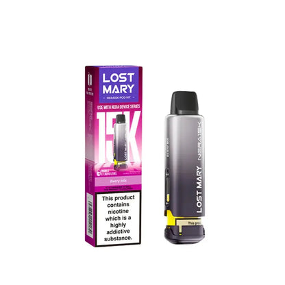 Lost Mary Nera Replacement Pods 15K (Pack of 5) Lost Mary