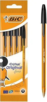 Bic Pens Orange Fine 4PK (Pack of 10)