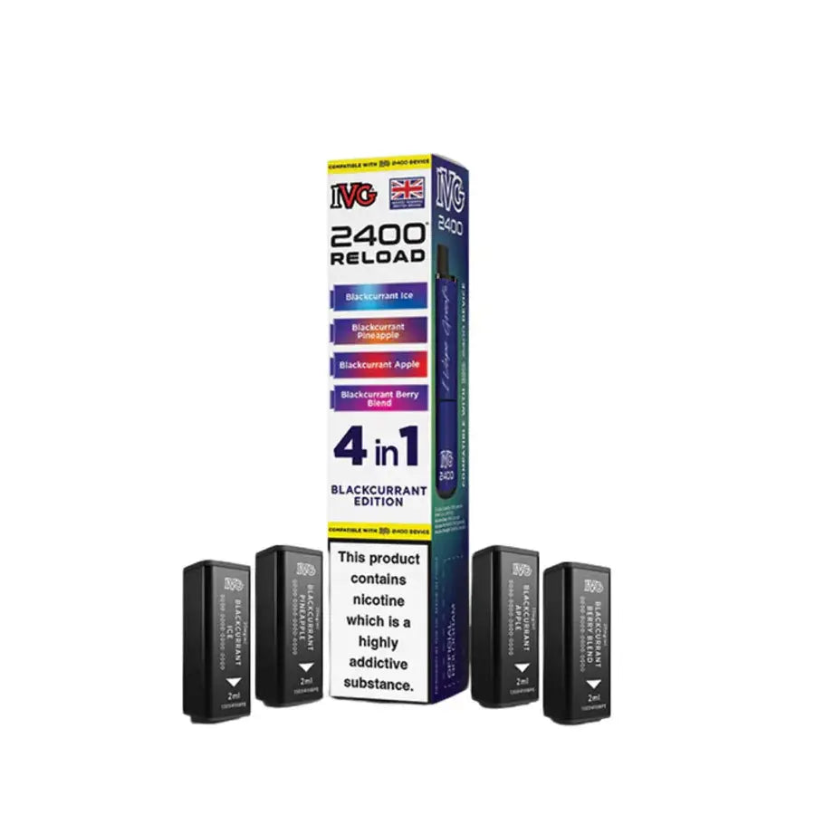 IVG 2400 4 in 1 Reload Replacement Pods (Pack of 5) IVG
