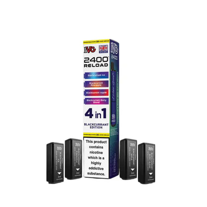IVG 2400 4 in 1 Reload Replacement Pods (Pack of 5) IVG