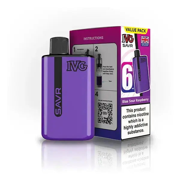 IVG SAVR 3000 Puffs Pre-Filled Pod Kit (Pack of 5) IVG