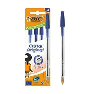 Bic Pens Cristal 4PK (Pack of 10)