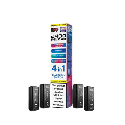 IVG 2400 4 in 1 Reload Replacement Pods (Pack of 5) IVG