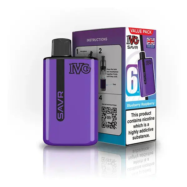 IVG SAVR 3000 Puffs Pre-Filled Pod Kit (Pack of 5) IVG