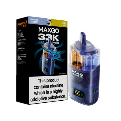 Relx Max-Go 33K Puffs Pre-Filled Pod Kit (Pack of 3)