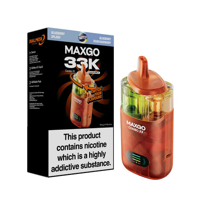 Relx Max-Go 33K Puffs Pre-Filled Pod Kit (Pack of 3)