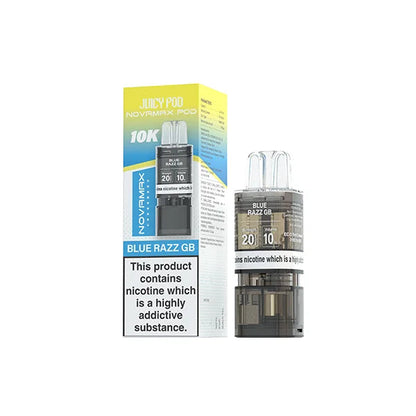 Juicy Pod Novamax 10K Replacement Pods (Pack of 10) Juicy Pod