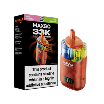 Relx Max-Go 33K Puffs Pre-Filled Pod Kit (Pack of 3)