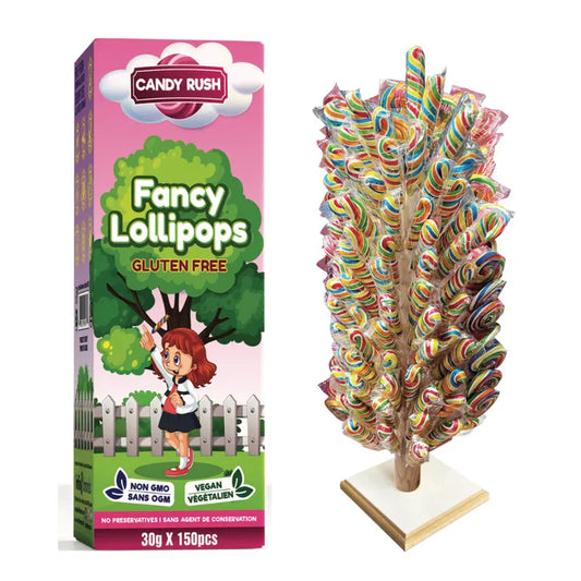 Candy Rush Fancy Lollipop Stand (Pack of 150)