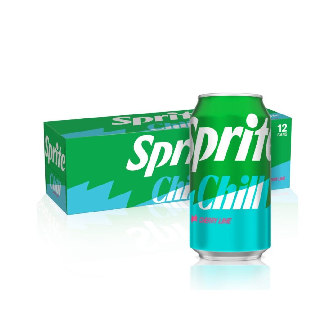 Sprite Chill 355ml Can (Pack of 12) - (Labels)