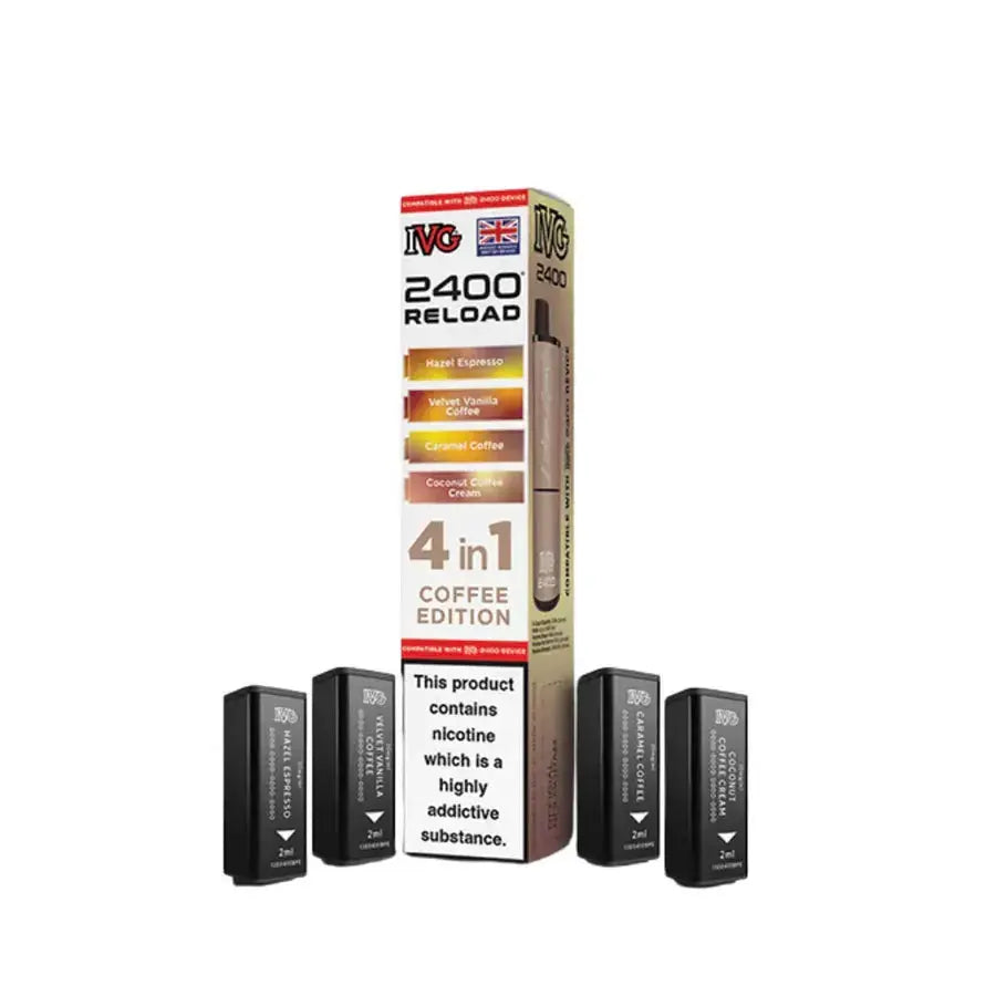 IVG 2400 4 in 1 Reload Replacement Pods (Pack of 5) IVG