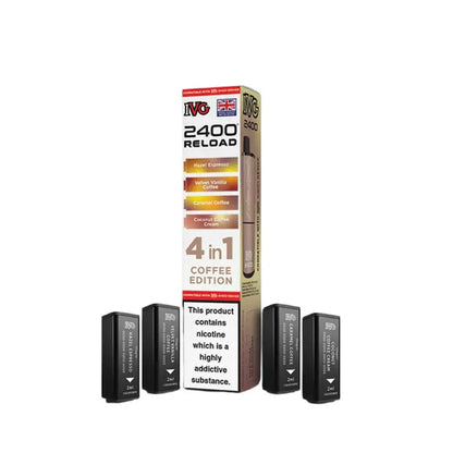 IVG 2400 4 in 1 Reload Replacement Pods (Pack of 5) IVG