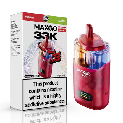 Relx Max-Go 33K Puffs Pre-Filled Pod Kit (Pack of 5)