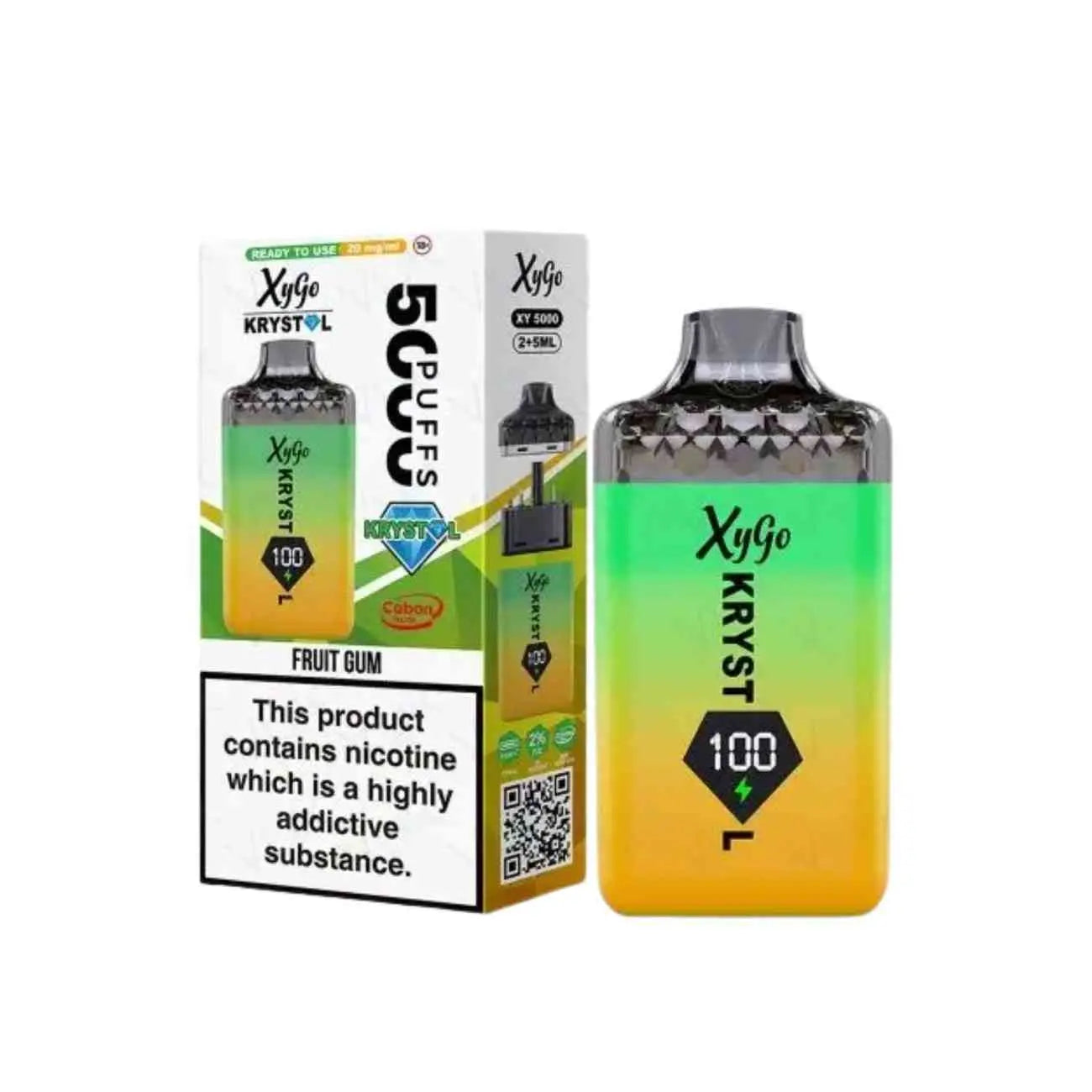 XYGO 5000 Krystal Prefilled Pod Kit (Pack of 1)