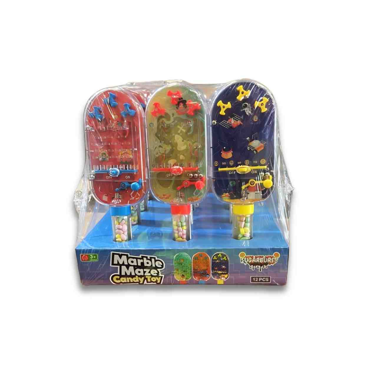 Sugar Burst Marble Maze Candy Toy (Pack of 12)