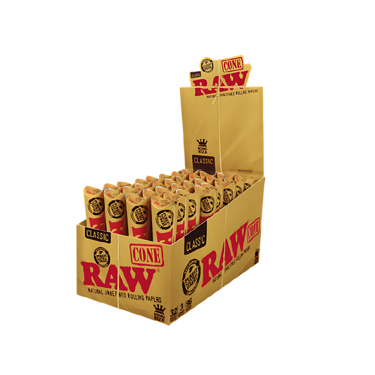 Raw Pre Rolled Cones 3PK Classic (Pack of 32)