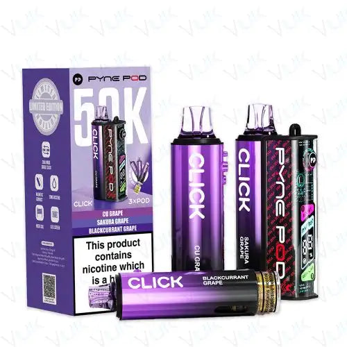 Pyne Pod Click 50K Pre-Filled Pod Kit (Pack of 5)