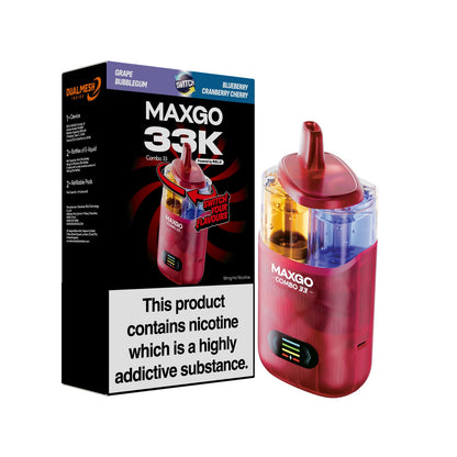 Relx Max-Go 33K Puffs Pre-Filled Pod Kit (Pack of 3)