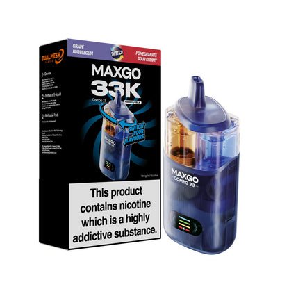 Relx Max-Go 33K Puffs Pre-Filled Pod Kit (Pack of 3)