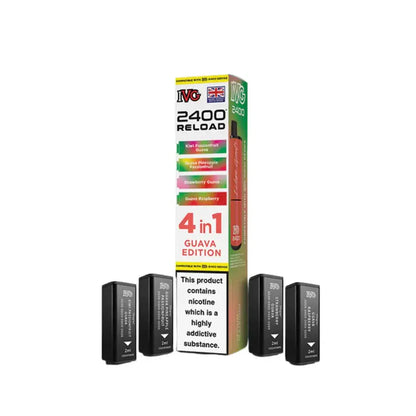IVG 2400 4 in 1 Reload Replacement Pods (Pack of 5) IVG