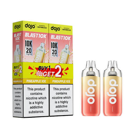 Dojo Blast 10K Pre-Filled Pod Kit Buy 1 Get 2 offer (Pack of 5)