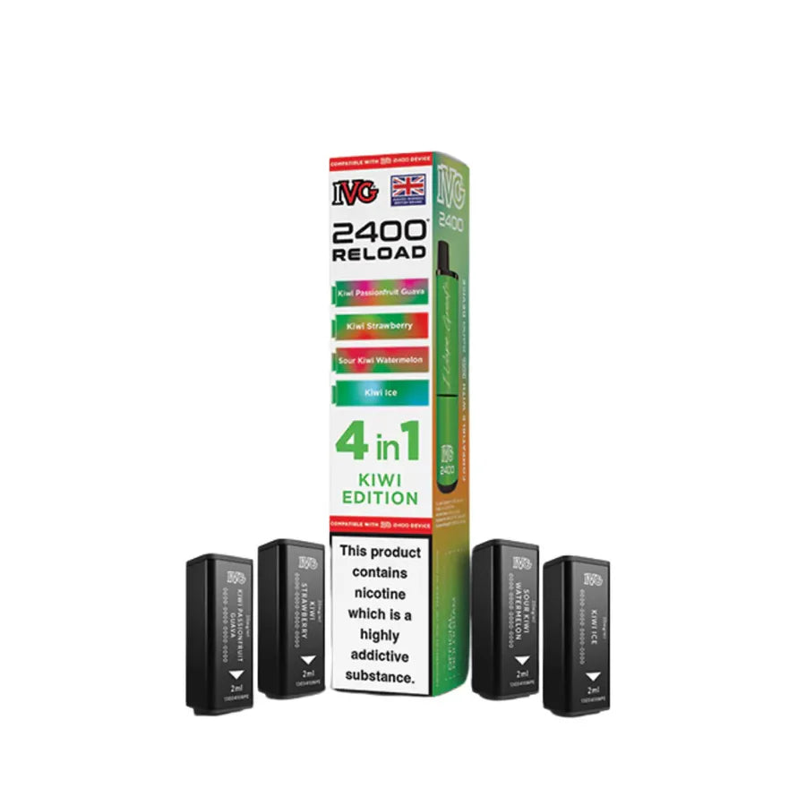 IVG 2400 4 in 1 Reload Replacement Pods (Pack of 5)