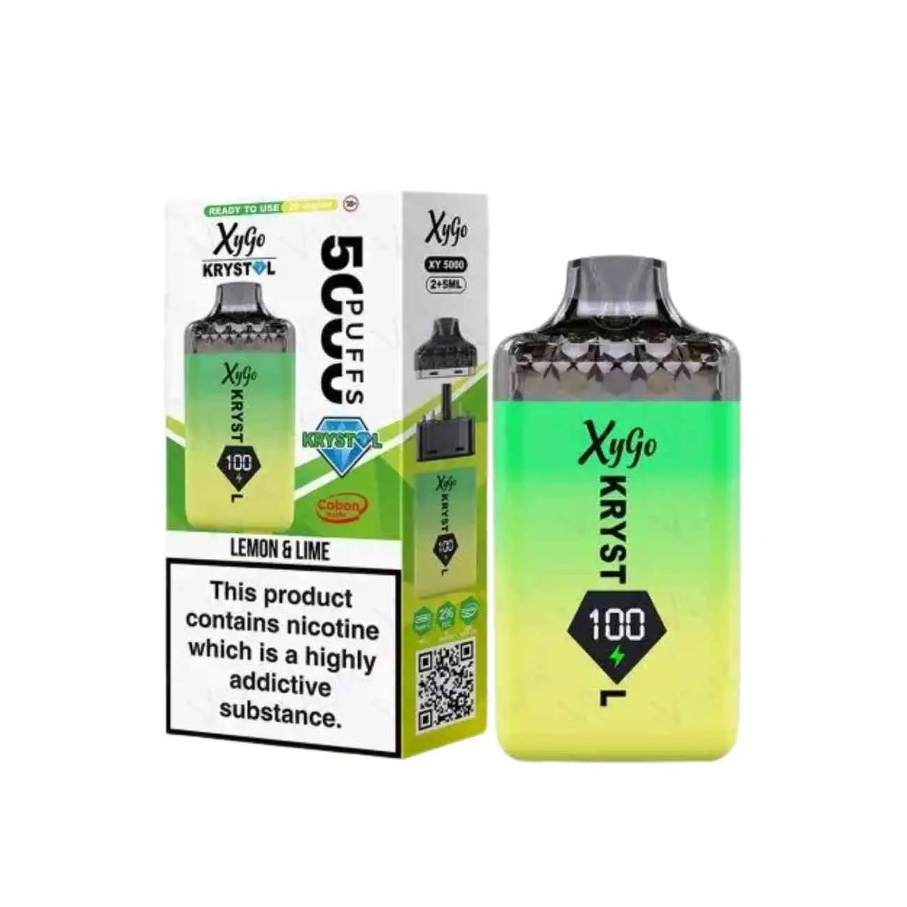 XYGO 5000 Krystal Prefilled Pod Kit (Pack of 1)