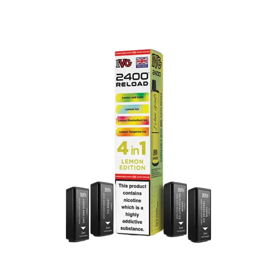 IVG 2400 4 in 1 Reload Replacement Pods (Pack of 5) IVG