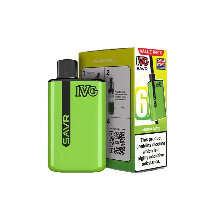 IVG SAVR 3000 Puffs Pre-Filled Pod Kit (Pack of 5) IVG