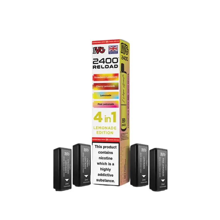 IVG 2400 4 in 1 Reload Replacement Pods (Pack of 5) IVG